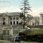 1910 photograph, two years after the Hispanic Society opened. The grassy plot to the right has never been developed and looks much the same today as it did more than one hundred years ago.