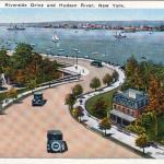 One of Many Postcards Showing Riverside Drive at 155th Street with the Audubon House Adjacent