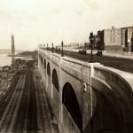 When the Audubons Lived in Minnie's Land, These Railroad Tracks Ran on an Embankment in the River.